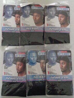 Dome Cap and Du Rag Lot - Lot of 6